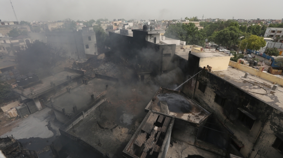 Police arrest godown owner as IAF helps douse Malviya Nagar fire