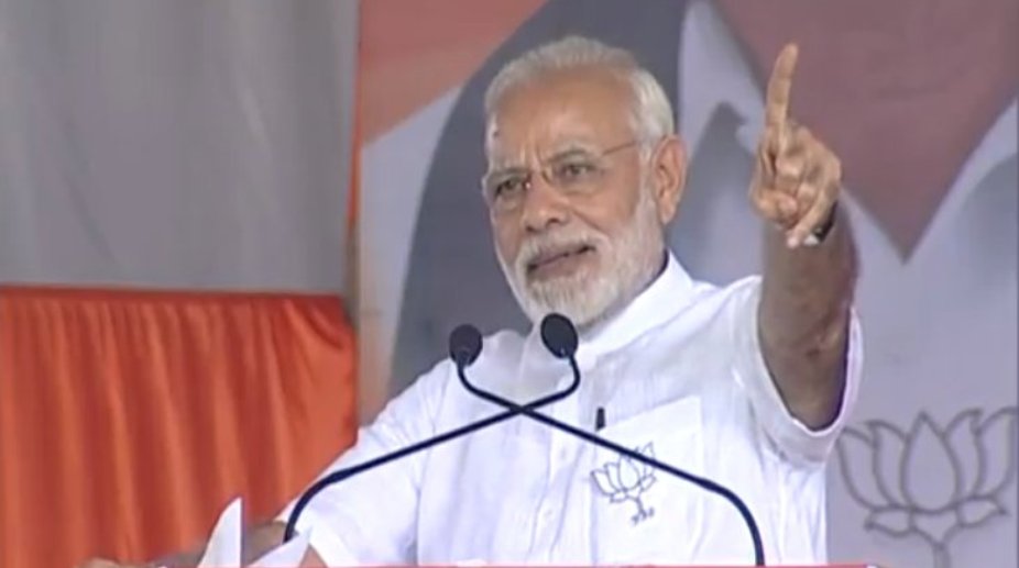 At Tumakuru, PM Modi narrates how he ‘saved’ Deve Gowda