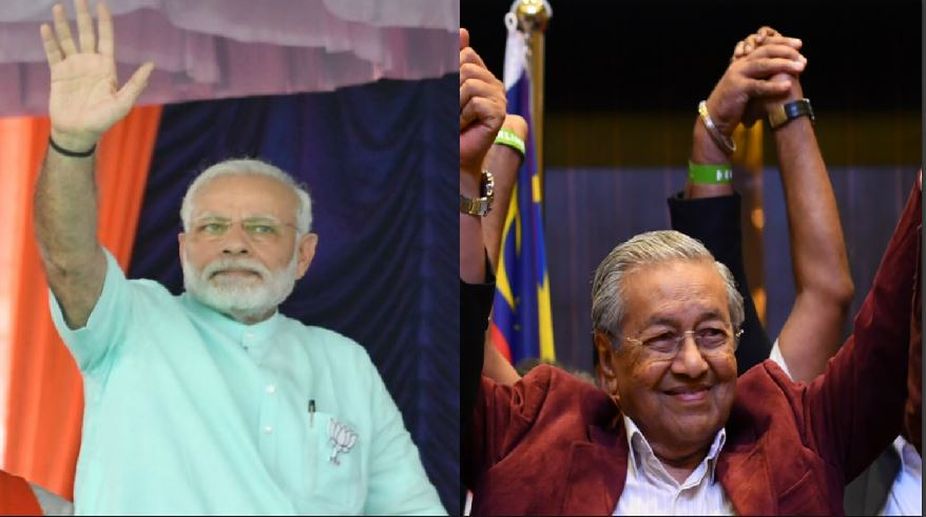 PM Modi congratulates Mahathir Mohamad on being sworn in as Malaysian PM