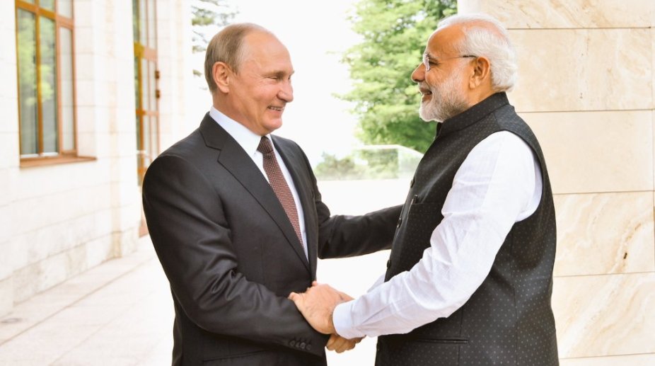Modi meets Putin