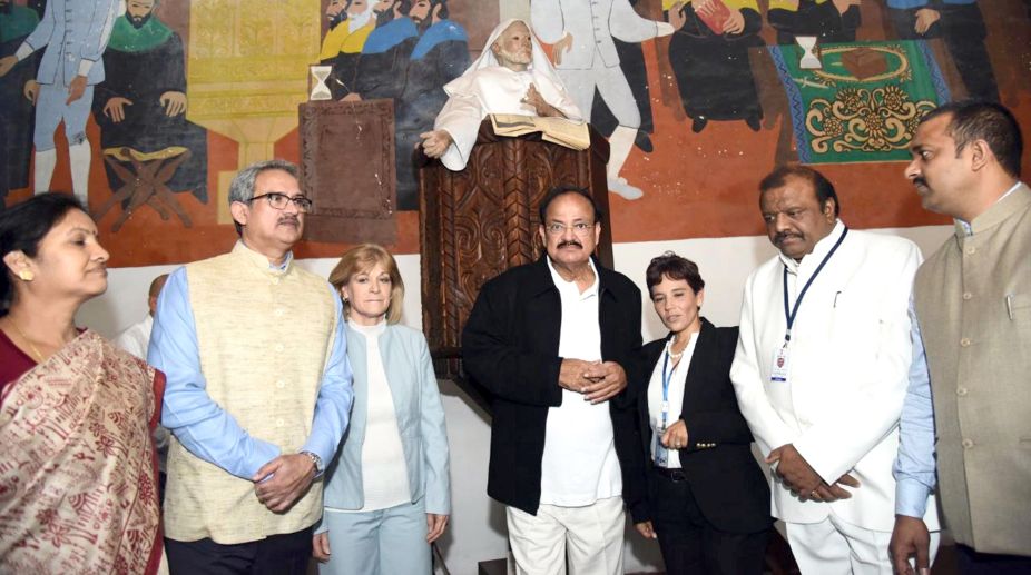 It is a clear case of life springing from ruins: Naidu at Antigua Guatemala city