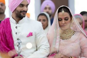 Neha Dhupia gets hitched with Angad Bedi in a hush-hush wedding, see pics