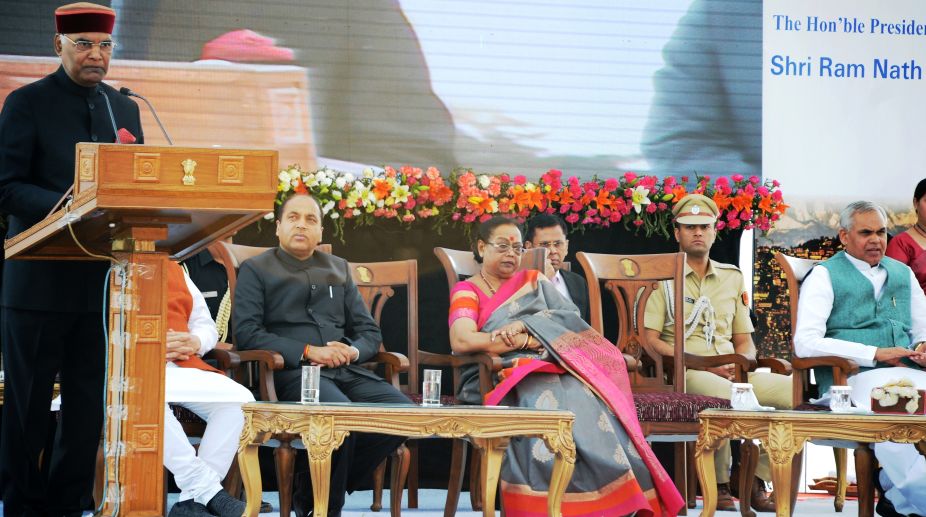 President Kovind calls Himachal a role model for other states