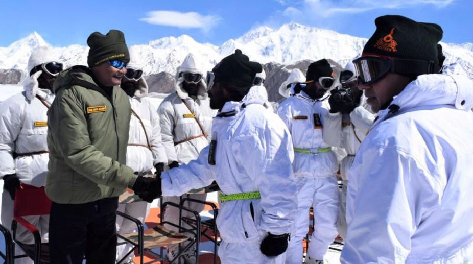 President Ram Nath Kovind visits army base camp in Siachen