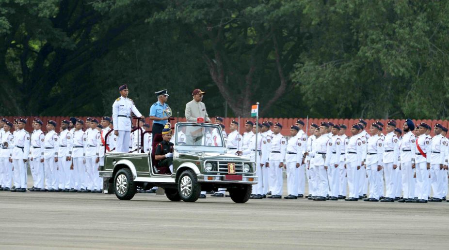 Kovind reviews passing out parade of 134th course of National Defence Academy
