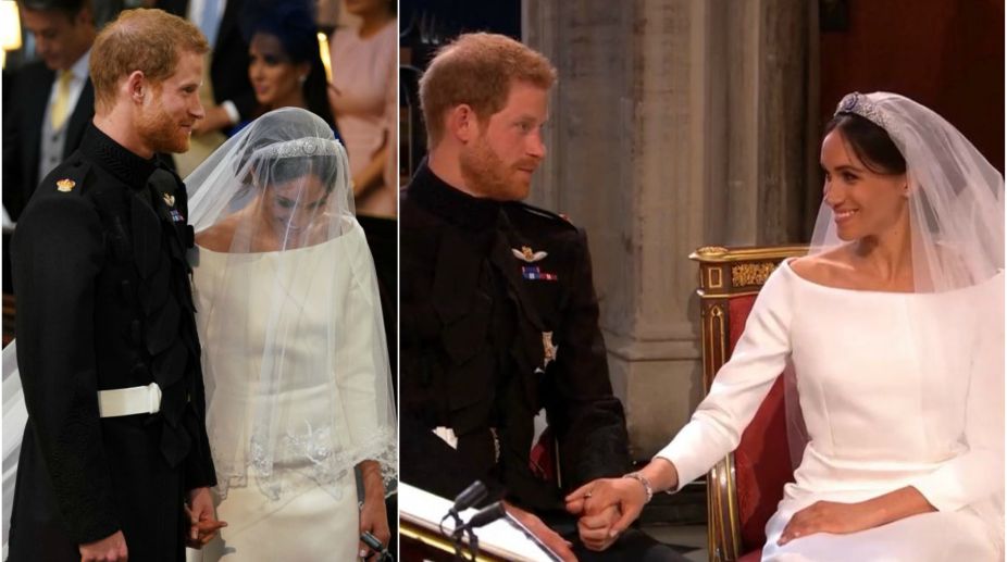 In Pictures: Royal couple Prince Harry, Meghan Markle’s look on their wedding day