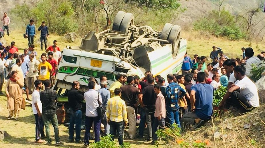 6 killed as bus falls into a gorge in Himachal Pradesh