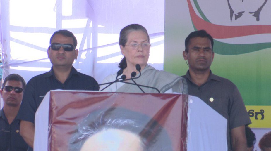 Sonia Gandhi in karnataka