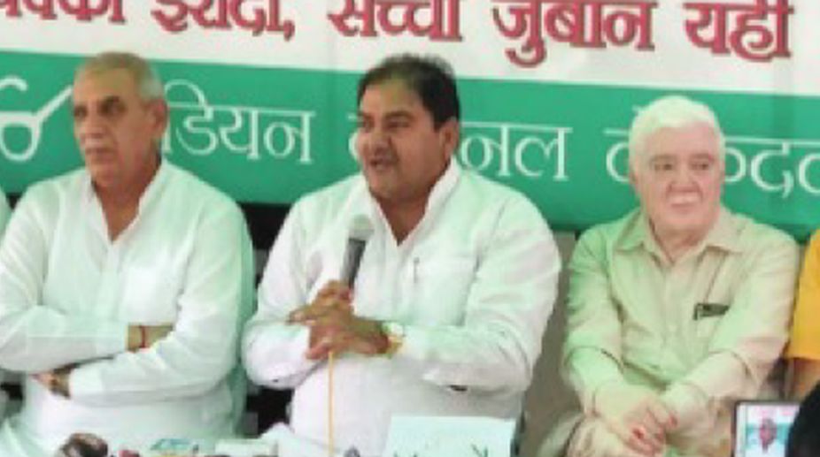 INLD accuses Haryana govt for making false claims