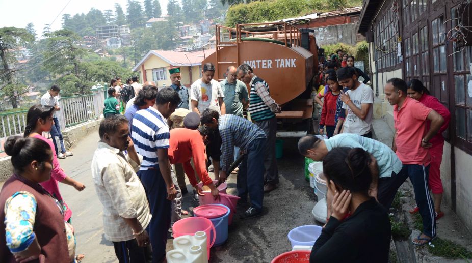 Shimla water crisis was lurking for long!
