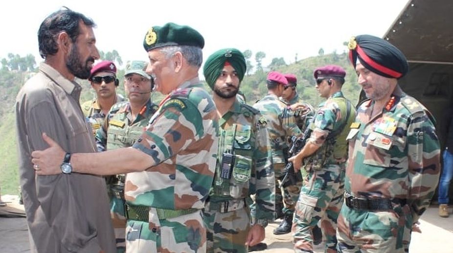 J-K: Army Chief Bipin Rawat pays visit to slain Rifleman Aurangzeb’s family