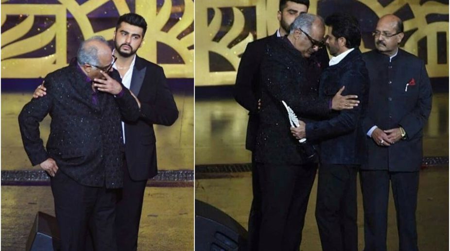 IIFA 2018: Boney Kapoor gets emotional as he accepts Sridevi’s award, Arjun Kapoor, Anil Kapoor console