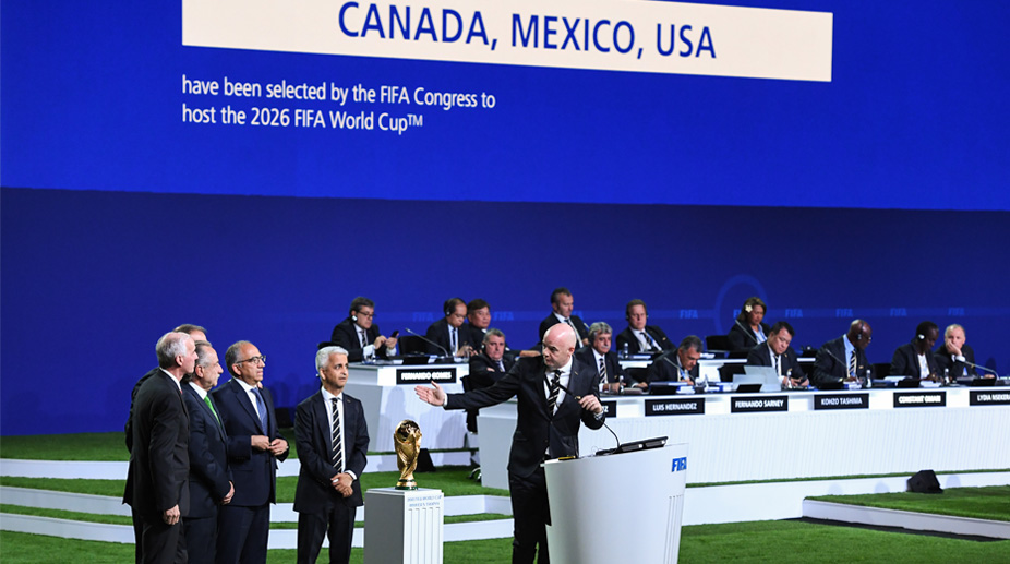 US, Canada and Mexico win bid to host 2026 FIFA World Cup