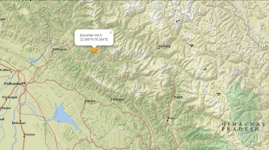 4.6 magnitude earthquake rocks Himachal’s Chamba district