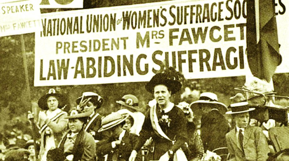 women’s suffrage movement, right to vote, NUWSS, Feminists