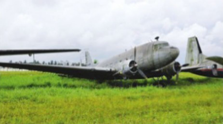 Biju,s iconic Dakota used in Indonesia exploit still stuck at Kolkata airport