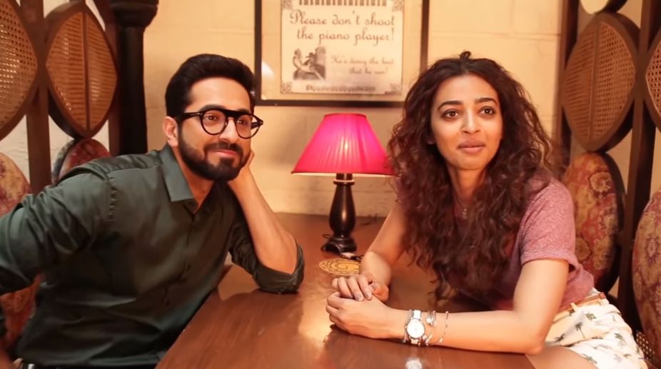 Ayushmann Khurrana and Radhika Apte unveil the title of their next film