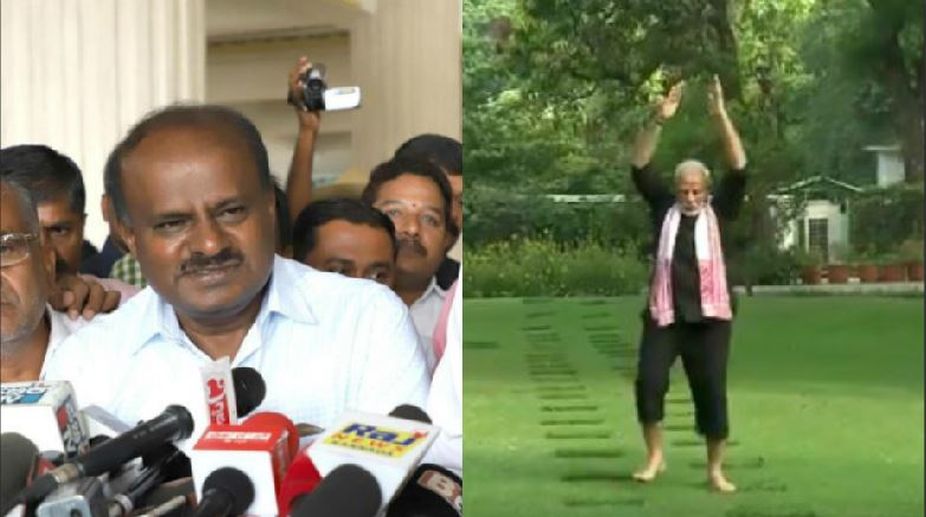 Karnataka CM Kumaraswamy rejects PM Modi’s fitness challenge, see his reply