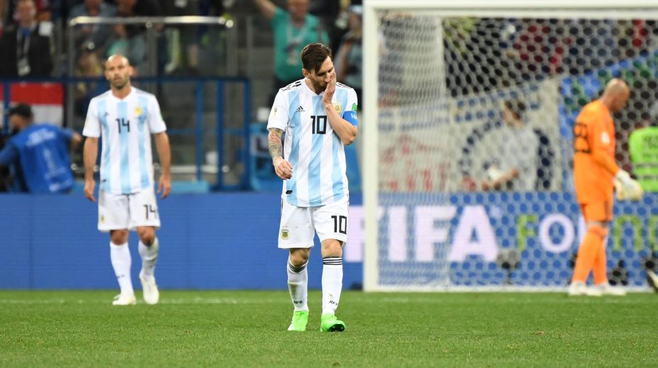 Messi feels pain as World Cup dream turns to nightmare