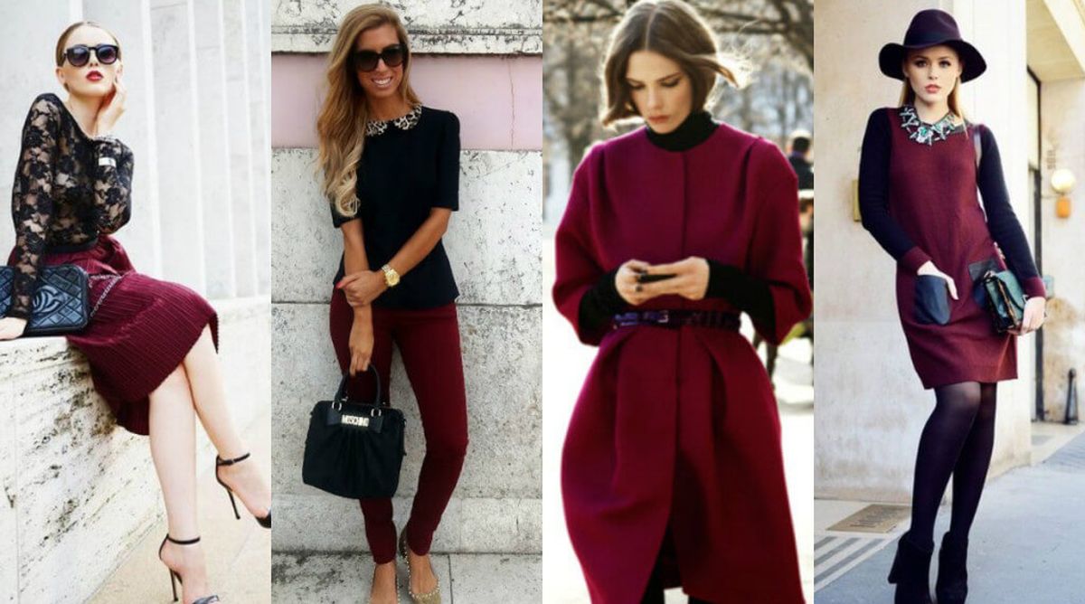 maroon, clothes