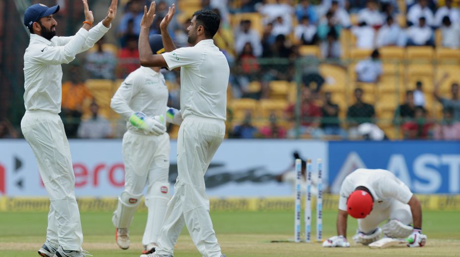 IND vs AFG, one-off Test, 2nd day: Afghanistan bowled out for 109, trail by 365 run