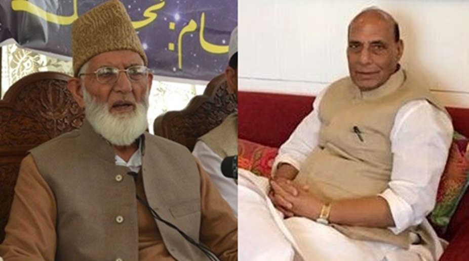 Hurriyat to Rajnath Singh: No talks unless India accepts Kashmir as a dispute
