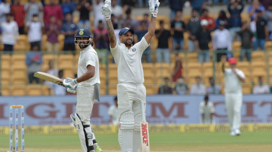 Dhawan reaches career-best ranking in Tests; Vijay, Ishant, Umesh move up too