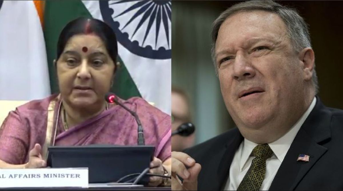 Sushma Swaraj, Mike Pompeo agree to reschedule ‘2+2 dialogue’ soon