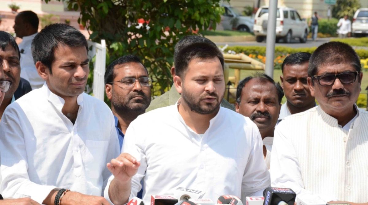 Srijan scam: Sushil Modi’s family has direct links with accused, says Tejashwi