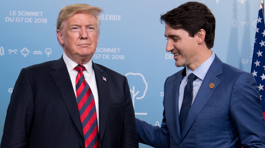 Trudeau, Trump discuss accelerating NAFTA talks at G7