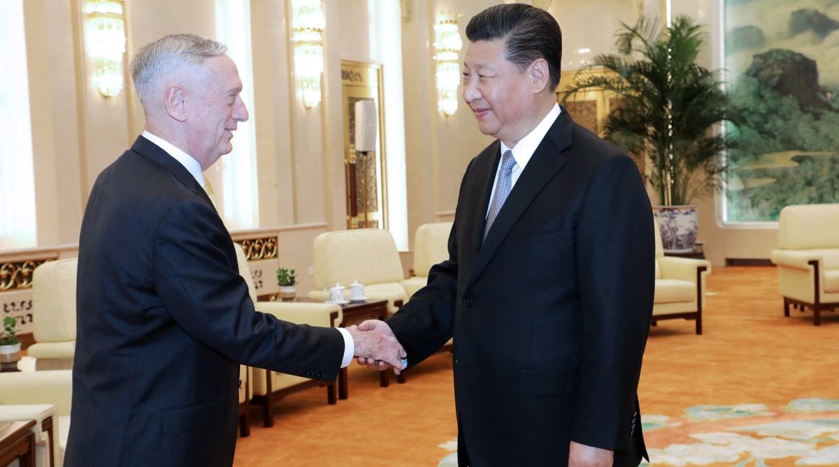 China will not concede an inch of land, President Xi Jinping tells Mattis