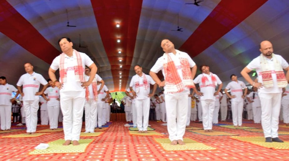 How Chief Ministers celebrated 4th International Yoga Day