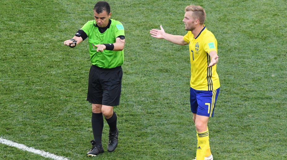 VAR, 2018 FIFA World Cup, Sweden vs South korea