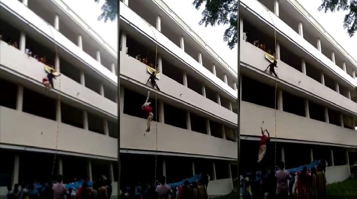 Coimbatore | Forced to jump off 2nd floor, girl dies during disaster management training