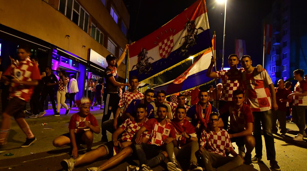 Croatians celebrate World Cup triumph