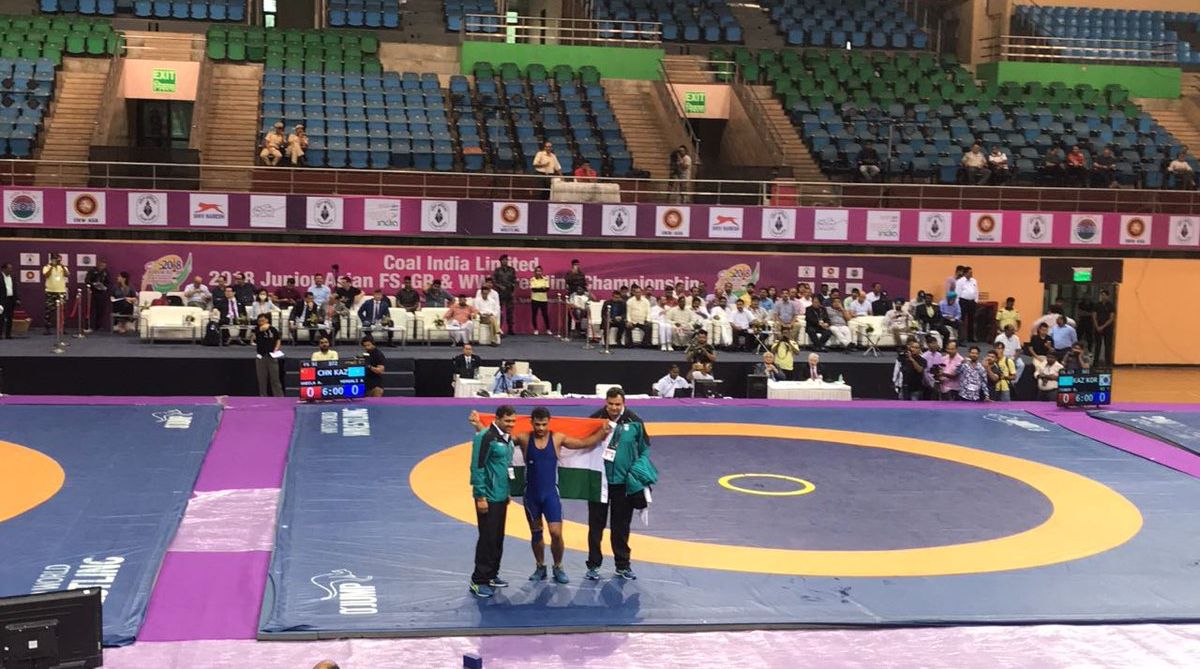 India produce strong performance at Asian junior wrestling