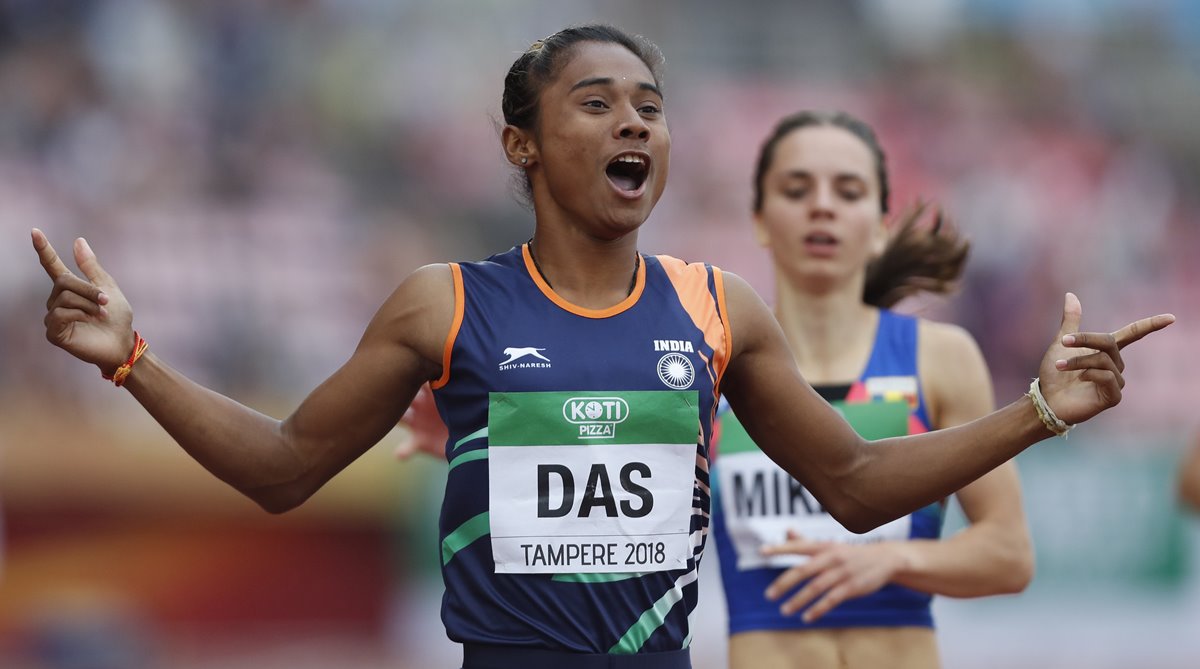 She ran the 400m sprint, but Hima Das won the hurdles!