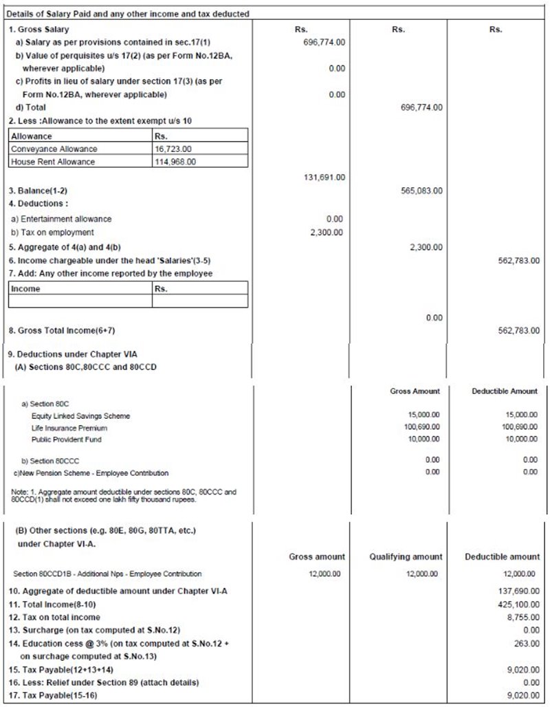 ITR, Income Tax return