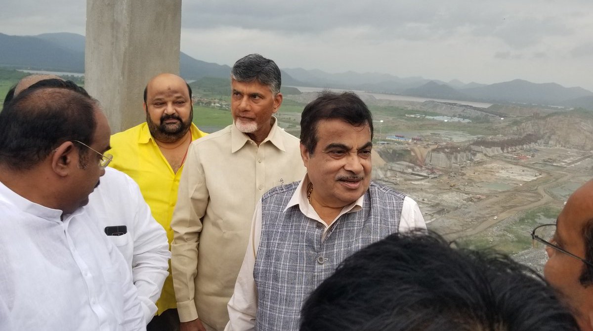 Polavaram Dam project: Naidu seeks funds, Gadkari assures Centre’s commitment
