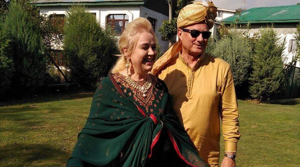 Polish couple wedding in Kashmir. (Photo: Twitter)