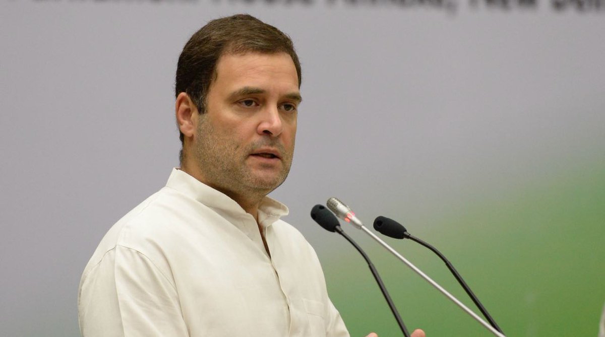India like a train headed to disaster by incompetent driver: Rahul