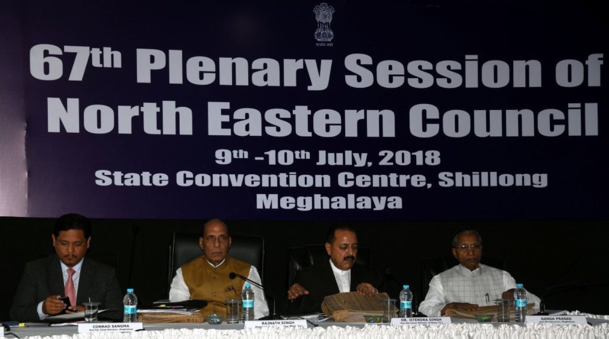 Rajnath Singh urges Northeast to improve law and order