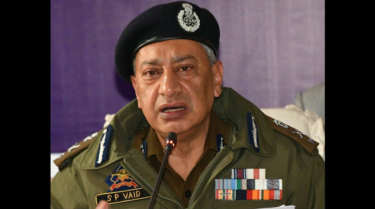 SP Vaid removed as J-K DGP in midnight police reshuffle