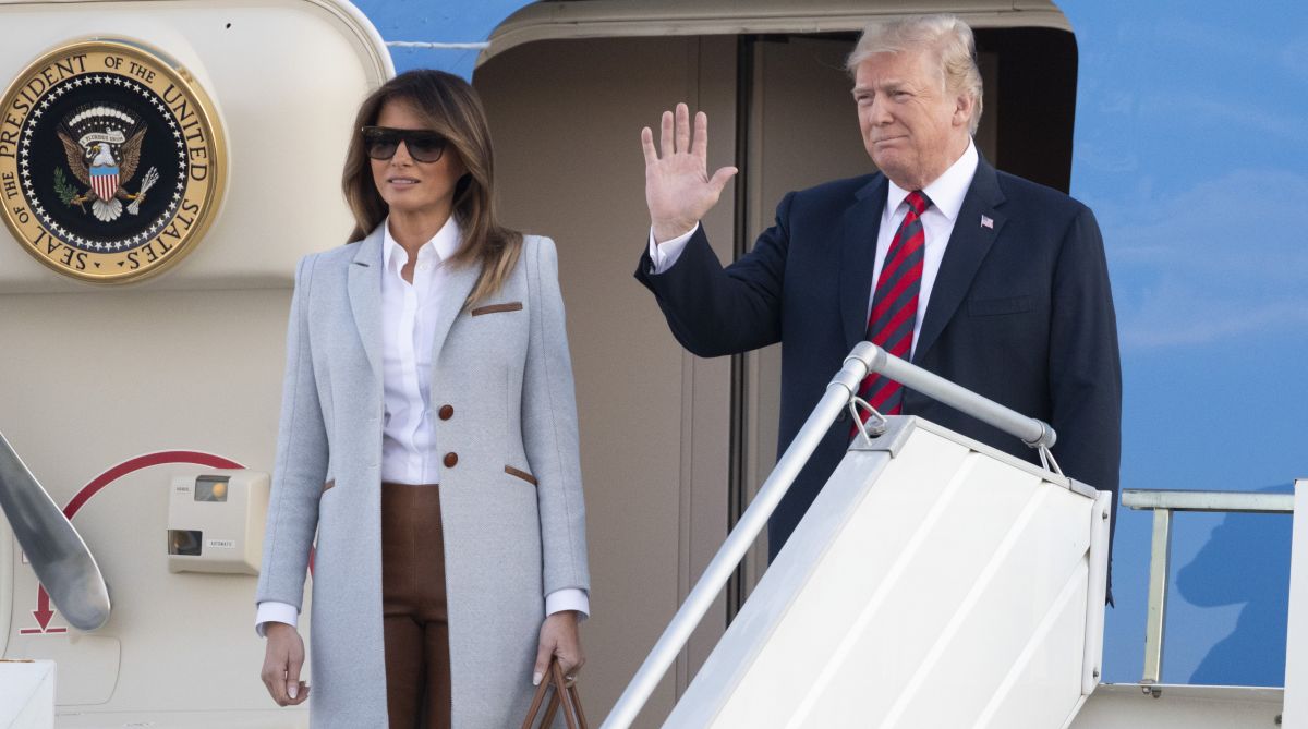 Donald Trump leaves for Paris to attend war commemoration ceremony