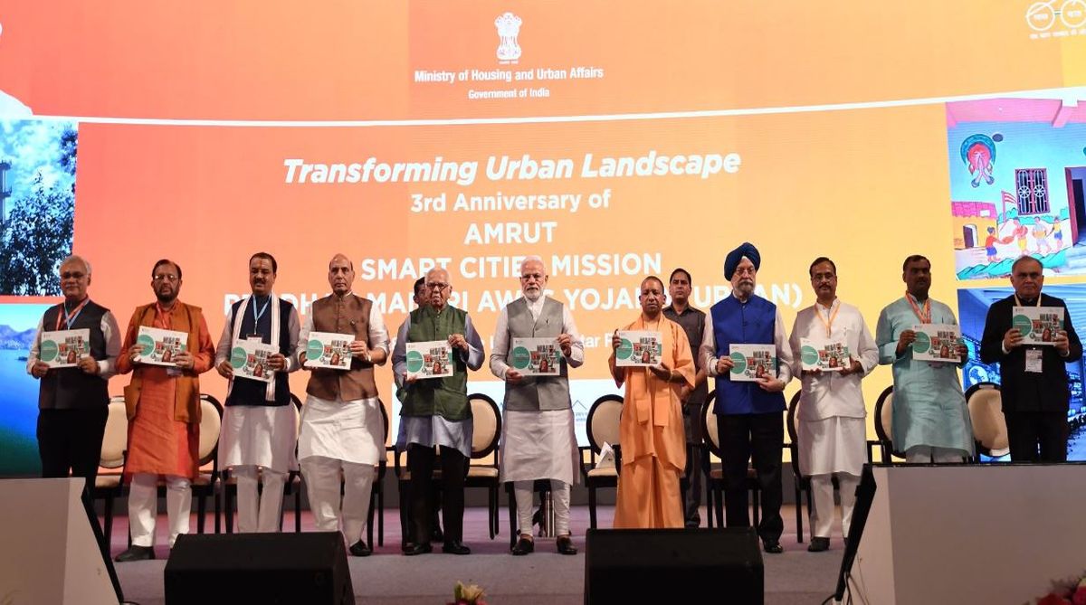 Narendra Modi, bhagidar, Atal Behari Vajpayee, NDA government, AMRUT, Transforming Urban Landscape