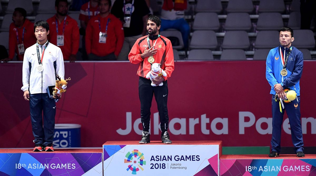 Wrestler Bajrang dedicates his Asiad gold to Vajpayee
