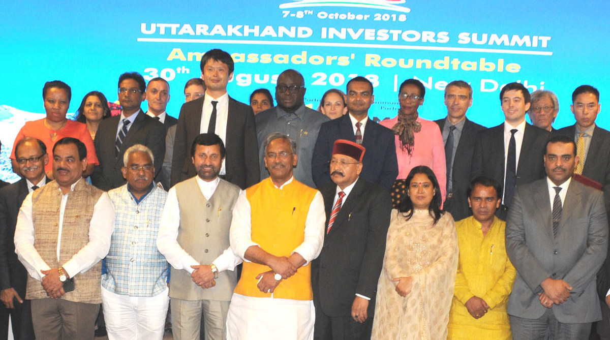 investors summit, Uttarakhand CM, foreign diplomats, Trivendra Singh Rawat