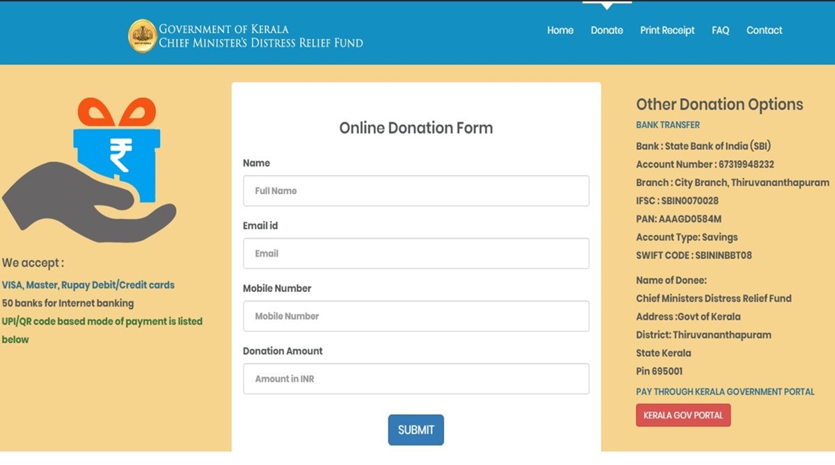 Kerala floods | Here is how you can contribute to Kerala CM Distress Relief Fund