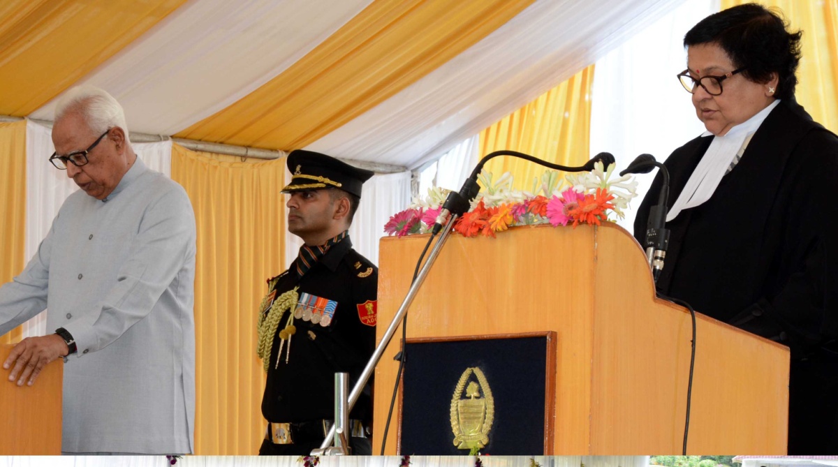 Justice Gita Mittal sworn in as first woman Chief Justice of J-K high Court