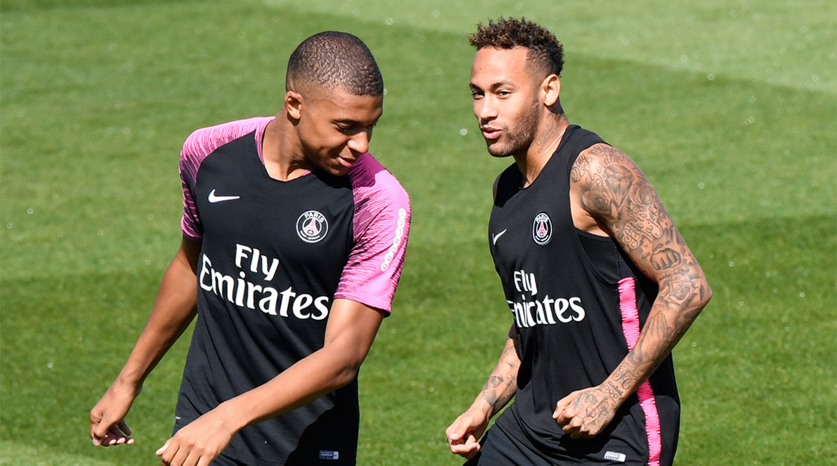 Kylian Mbappe plays starring role on return to PSG side